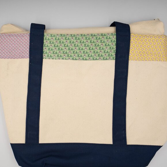 Vintage Vineyard Vines Kappa Delta Canvas Tote | Custom Collection | 2000s - Picture 8 of 15
